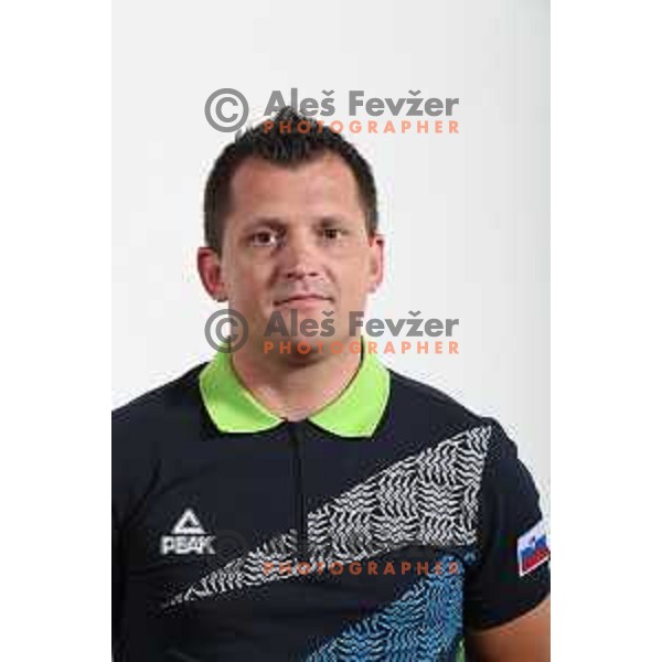 Coach Elvis Podlogar member of Team Slovenia for World Games in Wroclaw, Poland 2017 at press conference in SOIC, Ljubljana on July 17, 2017