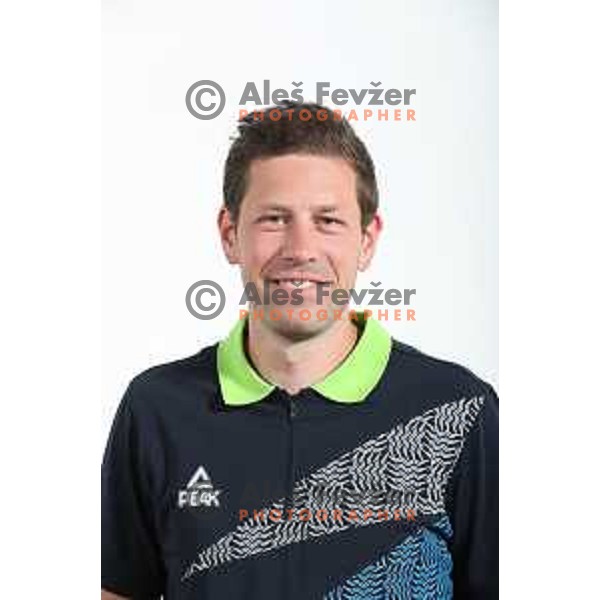 Coach Matija Zlender member of Team Slovenia for World Games in Wroclaw, Poland 2017 at press conference in SOIC, Ljubljana on July 17, 2017