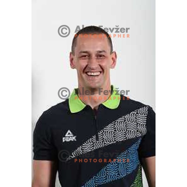 Acrobatic rock&roll dancer Franci Pevc of Team Slovenia for World Games in Wroclaw, Poland 2017 at press conference in SOIC, Ljubljana on July 17, 2017