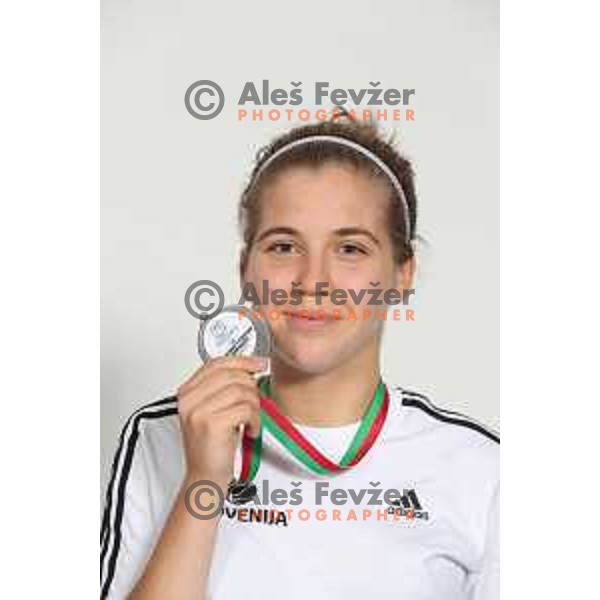 Reception for Basketball team Slovenia Women U-20, silver medalists of European Women U-20 Championships in Portugal in Ljubljana on July 17, 2018