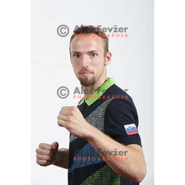 Rok Erste of Team Slovenia for World Games in Wroclaw, Poland 2017 at press conference in SOIC, Ljubljana on July 17, 2017