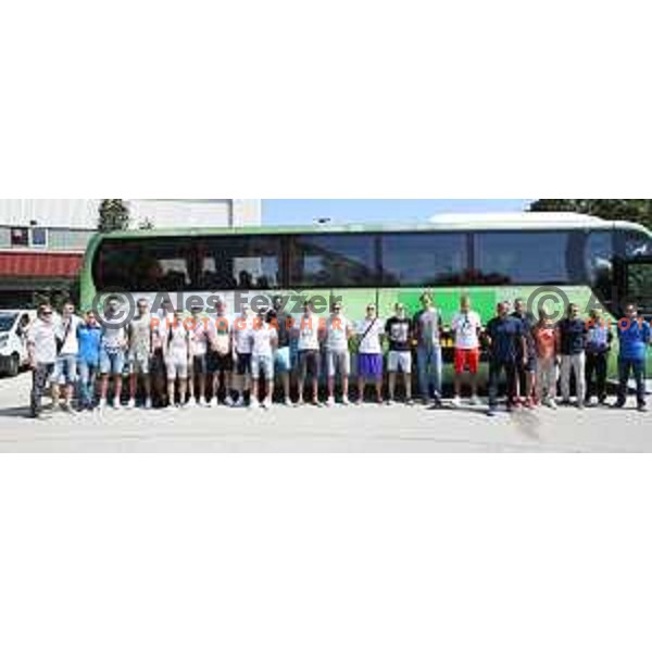 meeting of Slovenia Basketball team before Eurobasket 2017 in Ljubljana on July 19, 2017