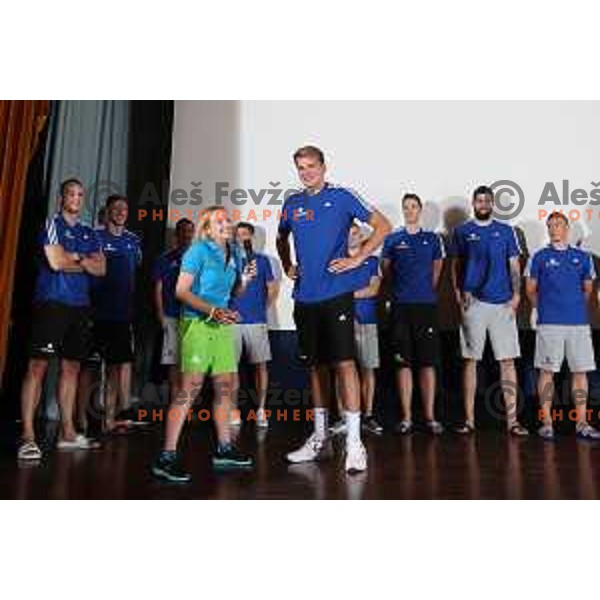 Luka Doncic of Slovenia Basketball team in hotel Terme, Zrece, Slovenia on July 19, 2017