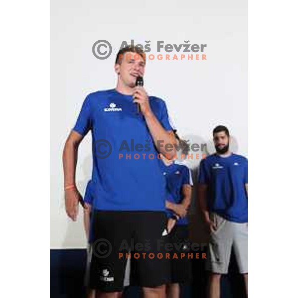 Luka Doncic of Slovenia Basketball team in hotel Terme, Zrece, Slovenia on July 19, 2017