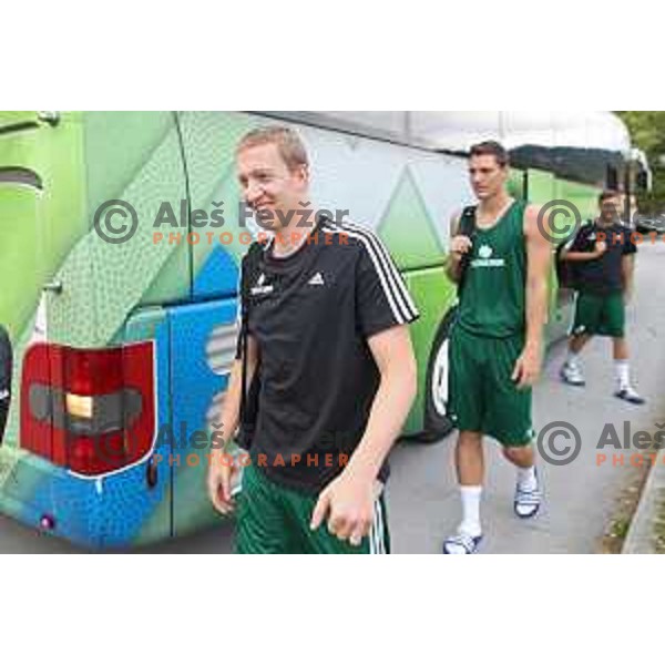 First practice session of Slovenia Basketball team for Eurobasket 2017 in Zrece Sports Hall, Slovenia on July 19, 2017