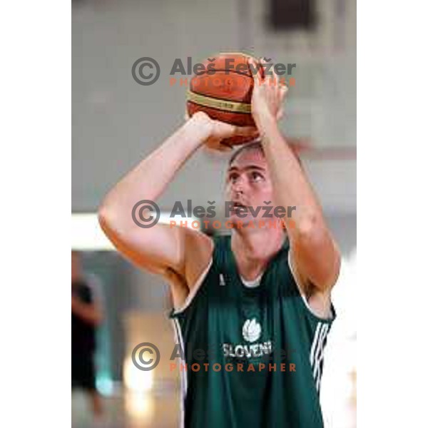 Erazem Lorbek at first practice session of Slovenia Basketball team for Eurobasket 2017 in Zrece Sports Hall, Slovenia on July 19, 2017