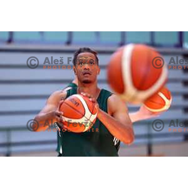 Anthony Randolph at first practice session of Slovenia Basketball team for Eurobasket 2017 in Zrece Sports Hall, Slovenia on July 19, 2017