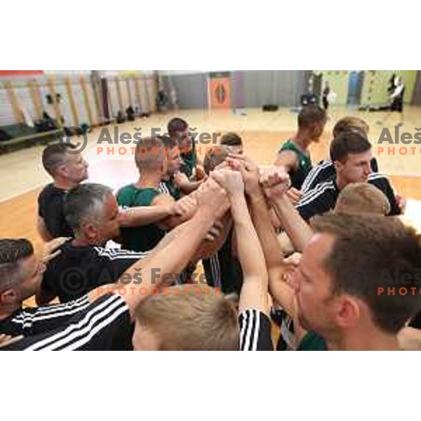 First practice session of Slovenia Basketball team for Eurobasket 2017 in Zrece Sports Hall, Slovenia on July 19, 2017