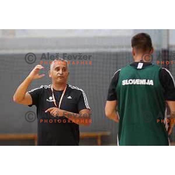 Igor Kokoskov, head coach of Slovenia at first practice session of Slovenia Basketball team for Eurobasket 2017 in Zrece Sports Hall, Slovenia on July 19, 2017
