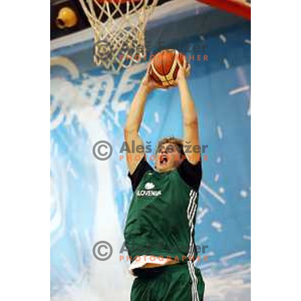 First practice session of Slovenia Basketball team for Eurobasket 2017 in Zrece Sports Hall, Slovenia on July 19, 2017