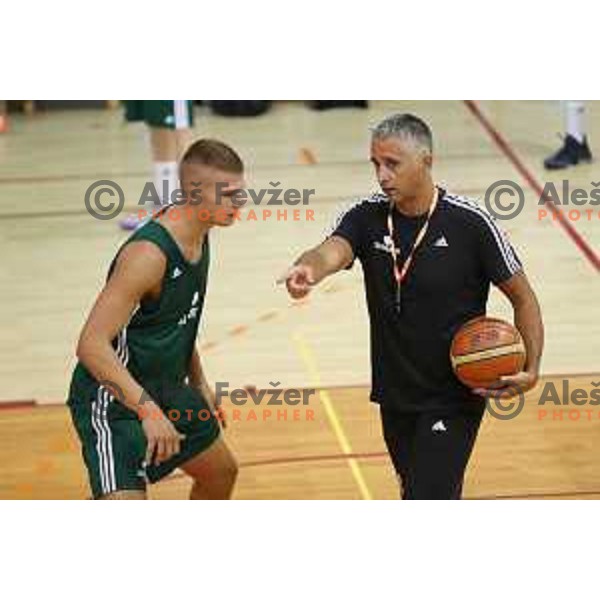 Igor Kokoskov, head coach of Slovenia at first practice session of Slovenia Basketball team for Eurobasket 2017 in Zrece Sports Hall, Slovenia on July 19, 2017
