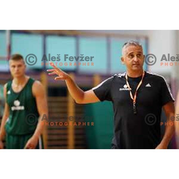 Igor Kokoskov, head coach of Slovenia at first practice session of Slovenia Basketball team for Eurobasket 2017 in Zrece Sports Hall, Slovenia on July 19, 2017