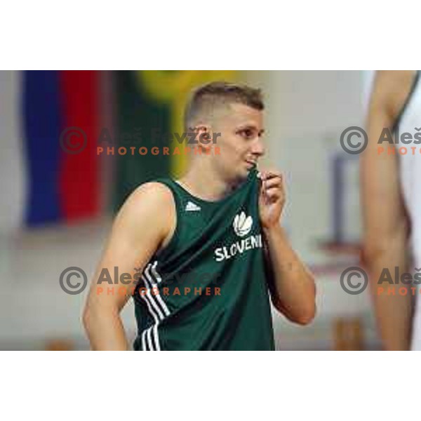 First practice session of Slovenia Basketball team for Eurobasket 2017 in Zrece Sports Hall, Slovenia on July 19, 2017