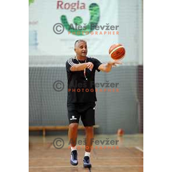 Igor Kokoskov, head coach of Slovenia at first practice session of Slovenia Basketball team for Eurobasket 2017 in Zrece Sports Hall, Slovenia on July 19, 2017