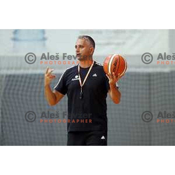 Igor Kokoskov, head coach of Slovenia at first practice session of Slovenia Basketball team for Eurobasket 2017 in Zrece Sports Hall, Slovenia on July 19, 2017
