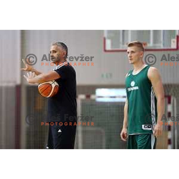 Igor Kokoskov, head coach of Slovenia at first practice session of Slovenia Basketball team for Eurobasket 2017 in Zrece Sports Hall, Slovenia on July 19, 2017