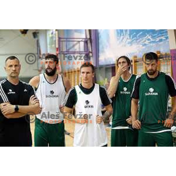 First practice session of Slovenia Basketball team for Eurobasket 2017 in Zrece Sports Hall, Slovenia on July 19, 2017