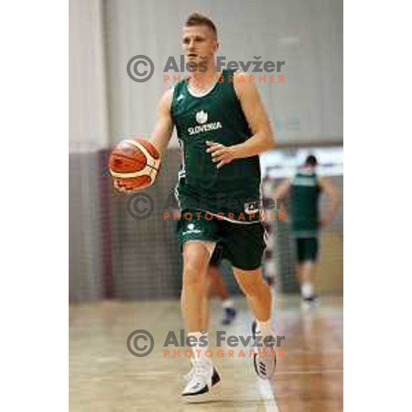 First practice session of Slovenia Basketball team for Eurobasket 2017 in Zrece Sports Hall, Slovenia on July 19, 2017