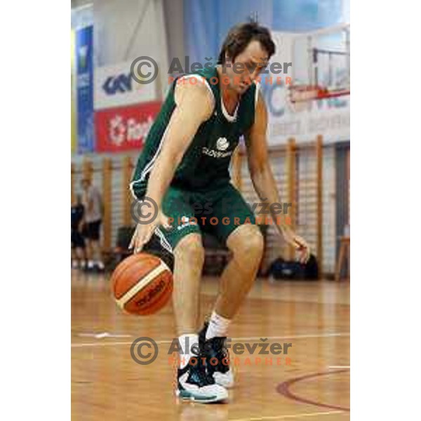 First practice session of Slovenia Basketball team for Eurobasket 2017 in Zrece Sports Hall, Slovenia on July 19, 2017