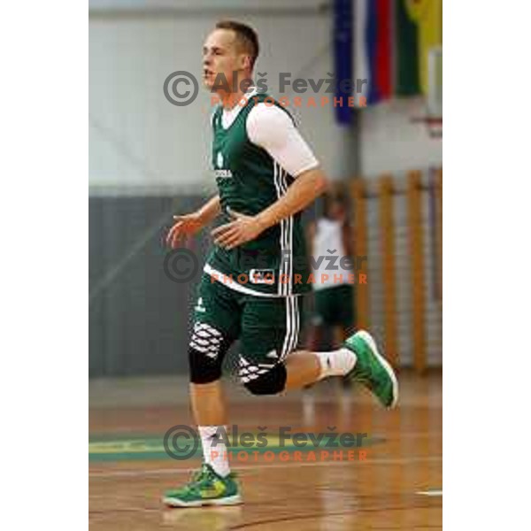 First practice session of Slovenia Basketball team for Eurobasket 2017 in Zrece Sports Hall, Slovenia on July 19, 2017
