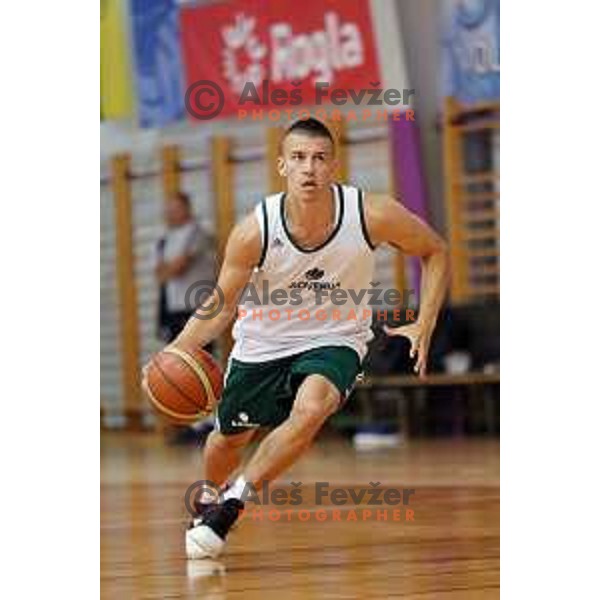 First practice session of Slovenia Basketball team for Eurobasket 2017 in Zrece Sports Hall, Slovenia on July 19, 2017