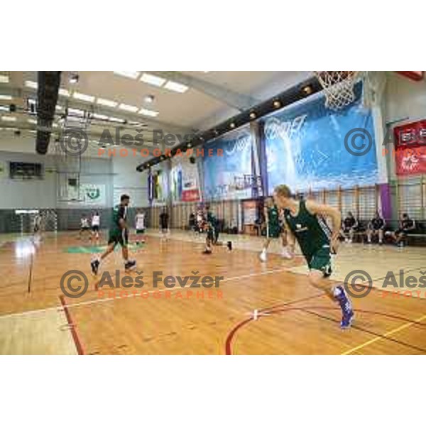 First practice session of Slovenia Basketball team for Eurobasket 2017 in Zrece Sports Hall, Slovenia on July 19, 2017