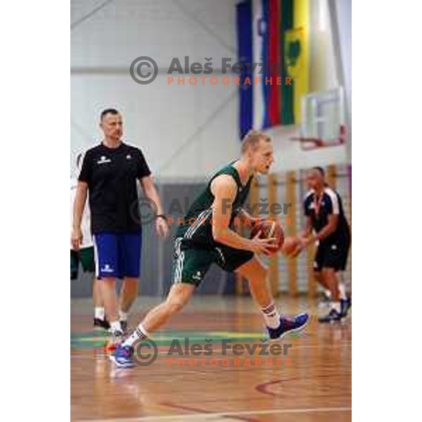 Jaka Blazic at first practice session of Slovenia Basketball team for Eurobasket 2017 in Zrece Sports Hall, Slovenia on July 19, 2017