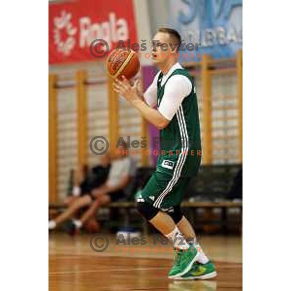 Klemen Prepelic at first practice session of Slovenia Basketball team for Eurobasket 2017 in Zrece Sports Hall, Slovenia on July 19, 2017