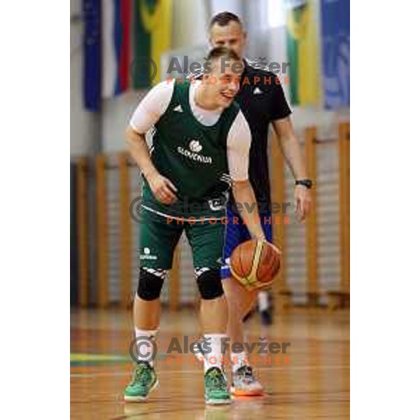 Klemen Prepelic at first practice session of Slovenia Basketball team for Eurobasket 2017 in Zrece Sports Hall, Slovenia on July 19, 2017