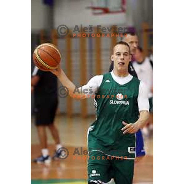 Klemen Prepelic at first practice session of Slovenia Basketball team for Eurobasket 2017 in Zrece Sports Hall, Slovenia on July 19, 2017