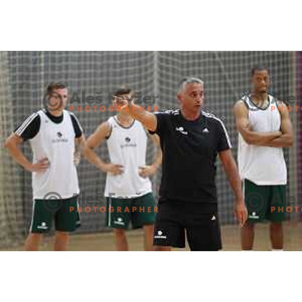 Igor Kokoskov, head coach of Slovenia at first practice session of Slovenia Basketball team for Eurobasket 2017 in Zrece Sports Hall, Slovenia on July 19, 2017