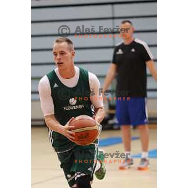Klemen Prepelic at first practice session of Slovenia Basketball team for Eurobasket 2017 in Zrece Sports Hall, Slovenia on July 19, 2017