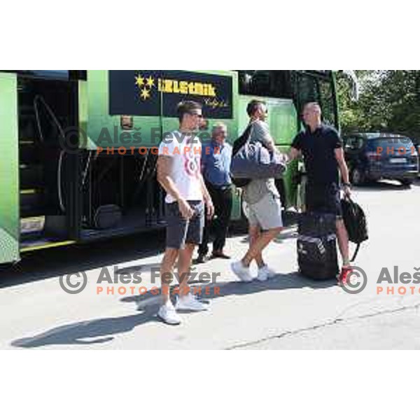 meeting of Slovenia Basketball team for Eurobasket 2017 in Ljubljana on July 19, 2017