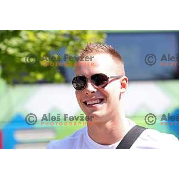 Klemen Prepelic at meeting of Slovenia Basketball team for Eurobasket 2017 in Ljubljana on July 19, 2017