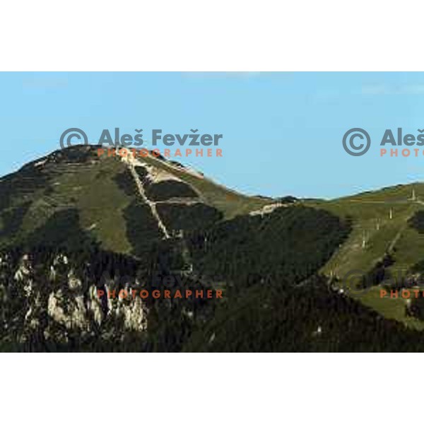 Krvavec ski resort, Slovenia on July 7, 2017