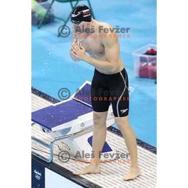 Anze Tavcar of Slovenia swims in qualification of 200 meters freestyle at Rio de Janeiro 2016 Olympic games , Brasil on August 7, 2016