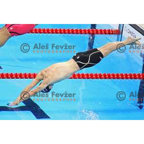 Anze Tavcar of Slovenia swims in qualification of 200 meters freestyle at Rio de Janeiro 2016 Olympic games , Brasil on August 7, 2016