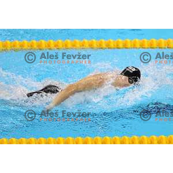 Anze Tavcar of Slovenia swims in qualification of 200 meters freestyle at Rio de Janeiro 2016 Olympic games , Brasil on August 7, 2016