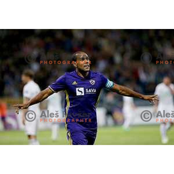 Marcos Tavares of Maribor in action during football match between Maribor and Hafnarfjordur in third round of UEFA Champions League 2017/18 qualifyer in Ljudski vrt, Maribor, Slovenia on July 26, 2017