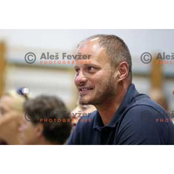 Raso Nesterovic during friendly basketball match between Slovenia and Russia University team played in Rogaska Slatina, Slovenia on July 30, 2017