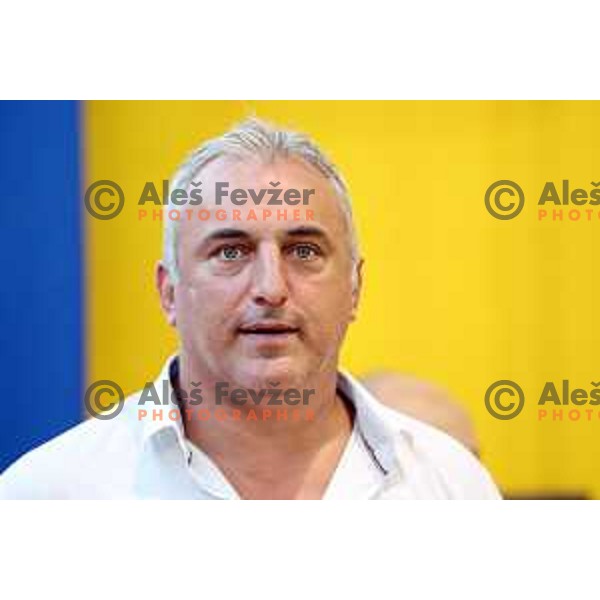 Sasa Doncic, father of Luka Doncic during friendly basketball match between Slovenia and Russia University team played in Rogaska Slatina, Slovenia on July 30, 2017