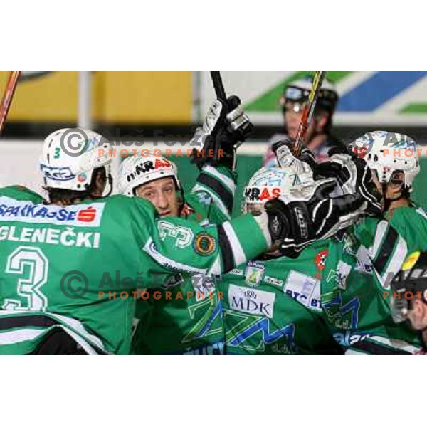 Vnuk at match ZM Olimpija-Graz 99ers in Ebel league,played in Ljubljana (Slovenia) 27.11.2007. Photo by Ales Fevzer 