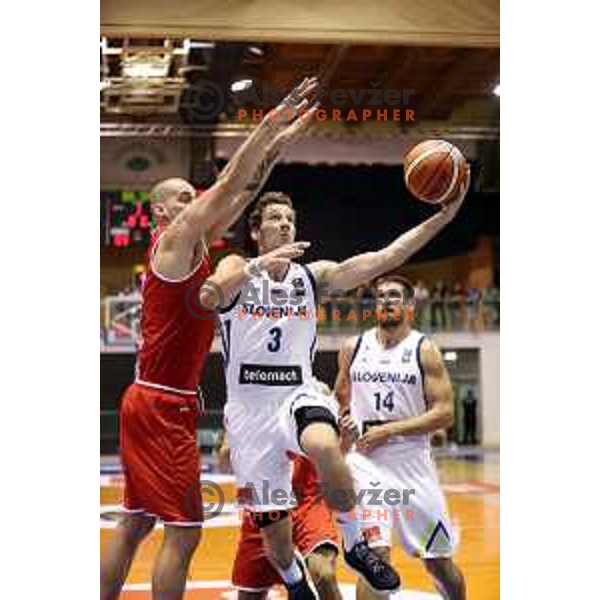 Goran Dragic of Slovenia in action during Adecco Cup basketball match between Slovenia and Hungary in Tabor Hall, Maribor, Slovenia on August 4, 2017