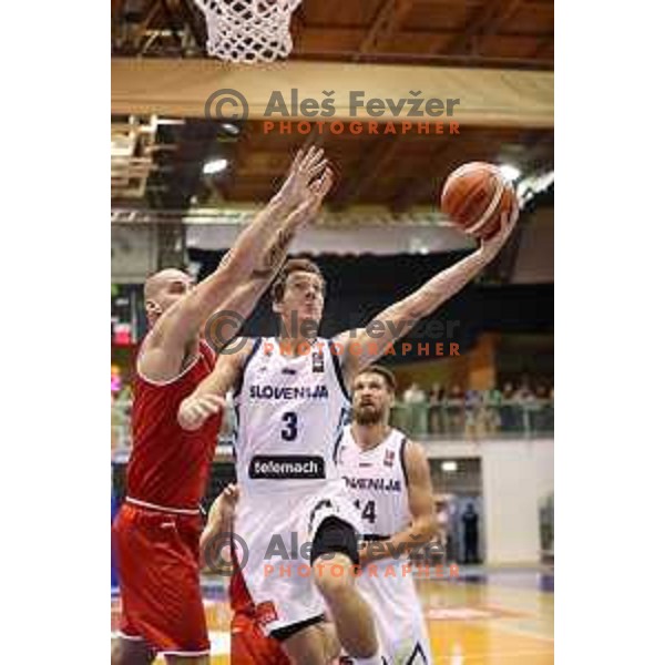 Goran Dragic of Slovenia in action during Adecco Cup basketball match between Slovenia and Hungary in Tabor Hall, Maribor, Slovenia on August 4, 2017
