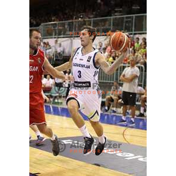 Goran Dragic of Slovenia in action during Adecco Cup basketball match between Slovenia and Hungary in Tabor Hall, Maribor, Slovenia on August 4, 2017