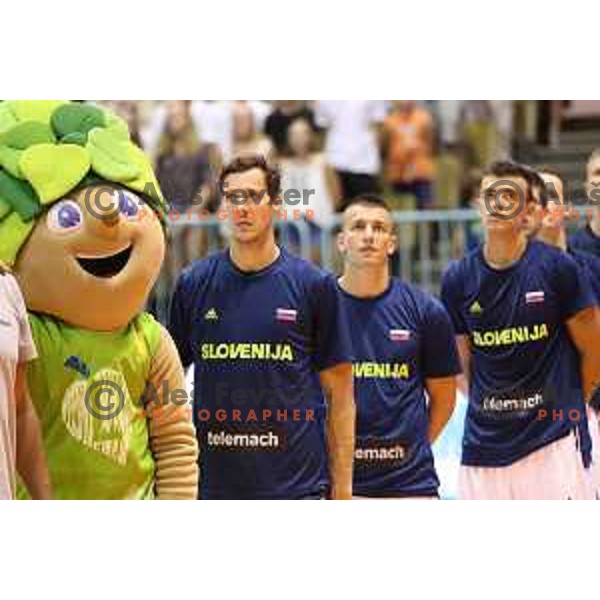 Goran Dragic of Slovenia in action during Adecco Cup basketball match between Slovenia and Hungary in Tabor Hall, Maribor, Slovenia on August 4, 2017