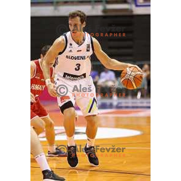 Goran Dragic of Slovenia in action during Adecco Cup basketball match between Slovenia and Hungary in Tabor Hall, Maribor, Slovenia on August 4, 2017