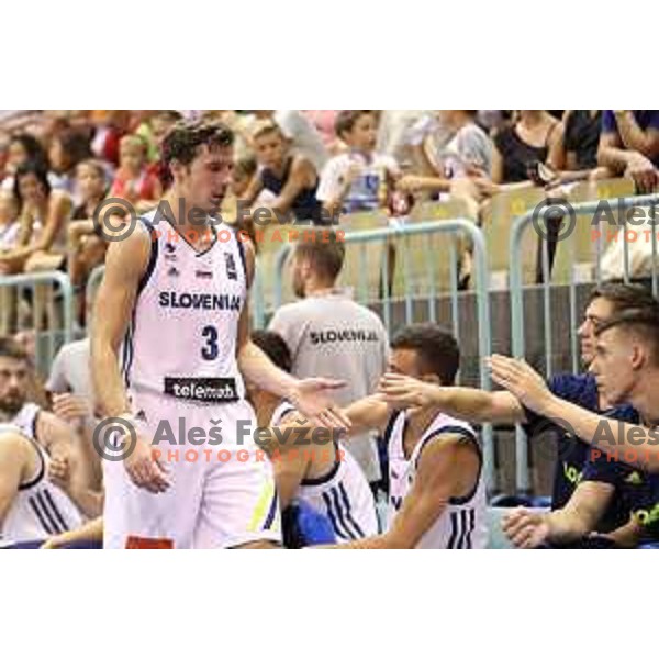 Goran Dragic of Slovenia in action during Adecco Cup basketball match between Slovenia and Hungary in Tabor Hall, Maribor, Slovenia on August 4, 2017
