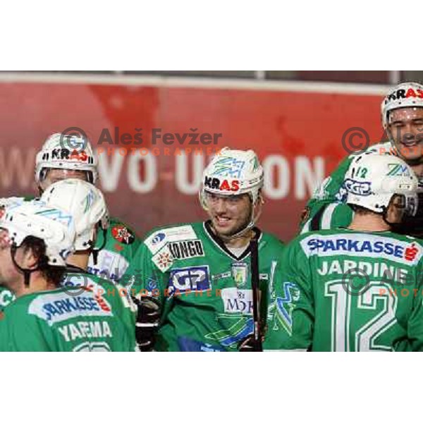 Cvetek at match ZM Olimpija-Graz 99ers in Ebel league,played in Ljubljana (Slovenia) 27.11.2007. Photo by Ales Fevzer 