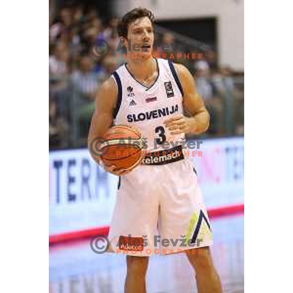 Goran Dragic of Slovenia in action during Adecco Cup basketball match between Slovenia and Hungary in Tabor Hall, Maribor, Slovenia on August 4, 2017